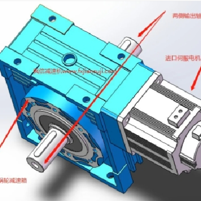 松下伺服電機匯川伺服電機信捷伺服電機1.5KW配NMRV063速比20N95口罩機減速機