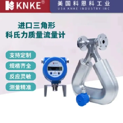 進(jìn)口三角形科氏力質(zhì)量流量計 防爆耐高溫測量 美國KNKE科恩科品牌