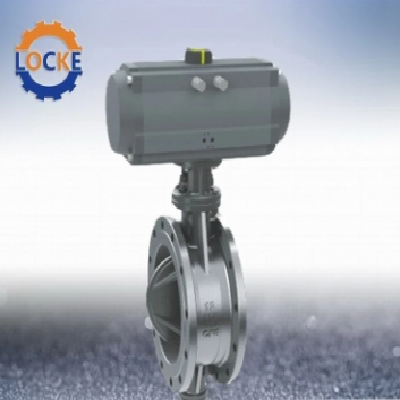 德國洛克 進(jìn)口氣動蝶閥 周邊帶凸耳設(shè)計成帶螺孔單法蘭結(jié)構(gòu)