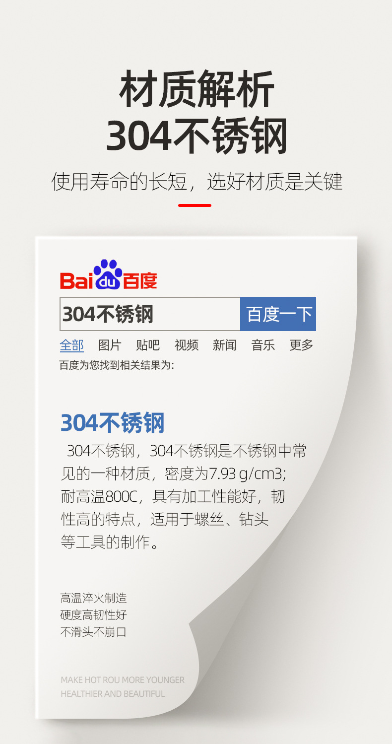 304不銹鋼六角螺母詳情頁5