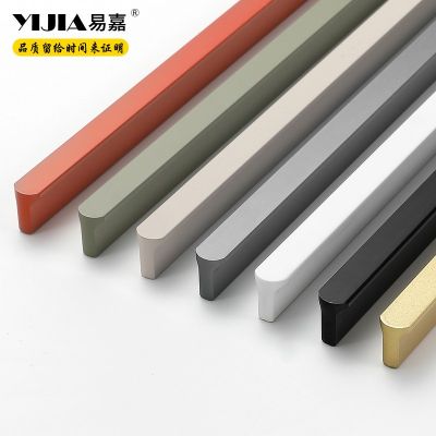 易嘉現(xiàn)代簡約柜門拉手鋁型材實(shí)心1米加長拉手抽屜櫥柜衣柜門把手