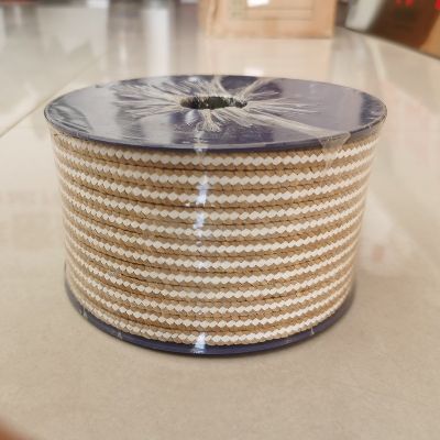 廠家定制四氟盤根 閥門用聚四氟乙烯盤根 白色纖維填料密封盤根