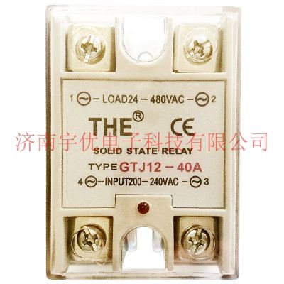 THE無錫天豪 GTJ12-40A 交流控制交流 單相固態(tài)繼電器 全新原裝