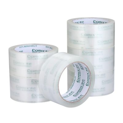 齊心 JP4806-6 封箱膠帶48mm*60y*45um(6卷/筒) 透明