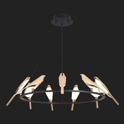 喜鵲壁燈簡約臥室創(chuàng)意小鳥臺燈現(xiàn)代客廳過道樓梯吊燈北歐廠家直銷