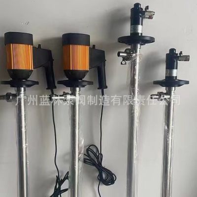 手提油桶泵 電動抽液泵調(diào)速齒輪高粘度插桶泵 機(jī)油甘油D96油桶泵