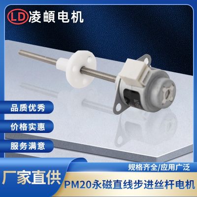 外驅(qū)PM20永磁直線線性伸縮步進(jìn)絲桿電機(jī)推力大振動(dòng)噪音低壽命長廠