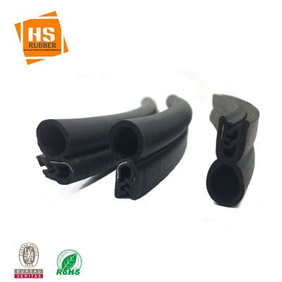 EPDM+鋼片 鋼絲防火阻燃三復(fù)合汽車密封條 機(jī)柜密封條