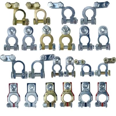 加厚鋅合金電瓶樁頭 純銅電瓶接線頭 小車貨車蓄電池端子接線頭