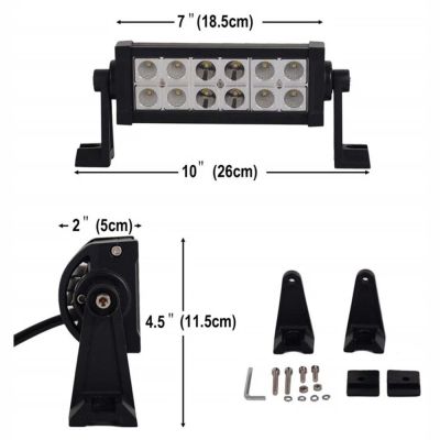 定制廠家直銷汽車大燈貨車長條射燈中網(wǎng)改裝越野車頂遠(yuǎn)近LED