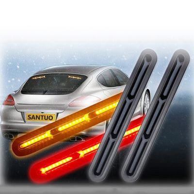 現(xiàn)貨魚骨款Y形汽車后擋玻璃LED流水轉(zhuǎn)向指示信號高位剎車尾燈