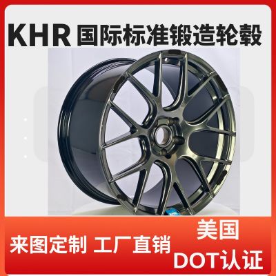 DOT認(rèn)證輪轂廠家來(lái)圖定制國(guó)際標(biāo)準(zhǔn)鍛造輪轂18寸19寸20寸21寸22寸