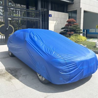 汽車車衣廠家供應(yīng)PEVA單層汽車車衣車罩防水防塵跨境專供汽車車罩