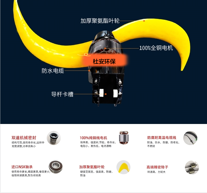 潛水推流器主機示意表示.