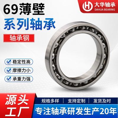 69鐵蓋膠蓋系列軸承鋼軸承6908 6909 ZZ/2RS千類薄壁軸承電 機(jī)軸承