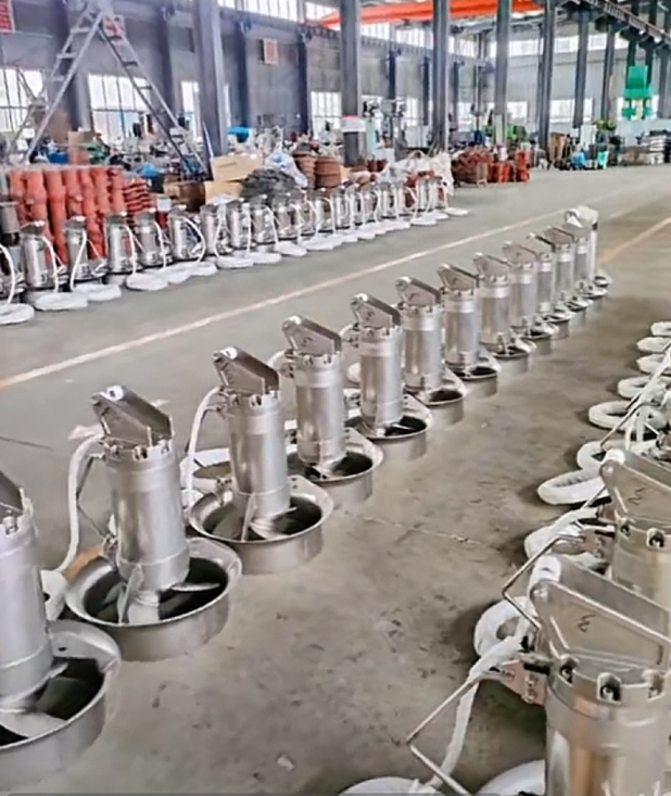 QJB潛水攪拌機裝配車間